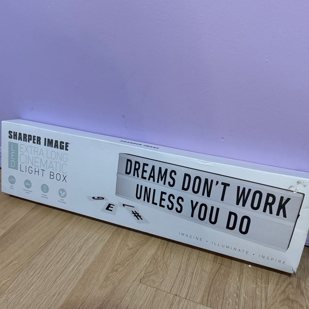 Sharper Image LED Cinematic Light Box